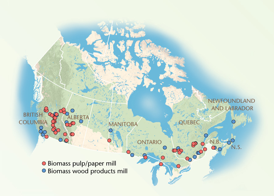 biomass energy in Canada