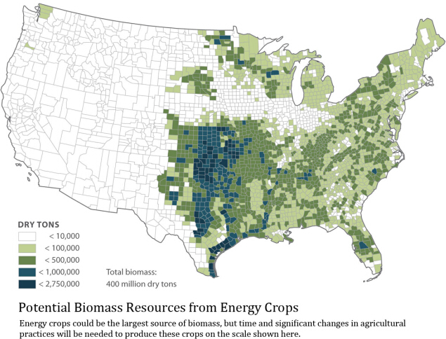 potential biomass in America