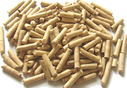pellets made by roller-turned flat die pellet mill