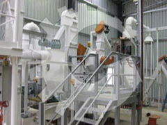 500kg-600kg/h wood pellet plant in Eden