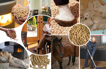 wood pellets application